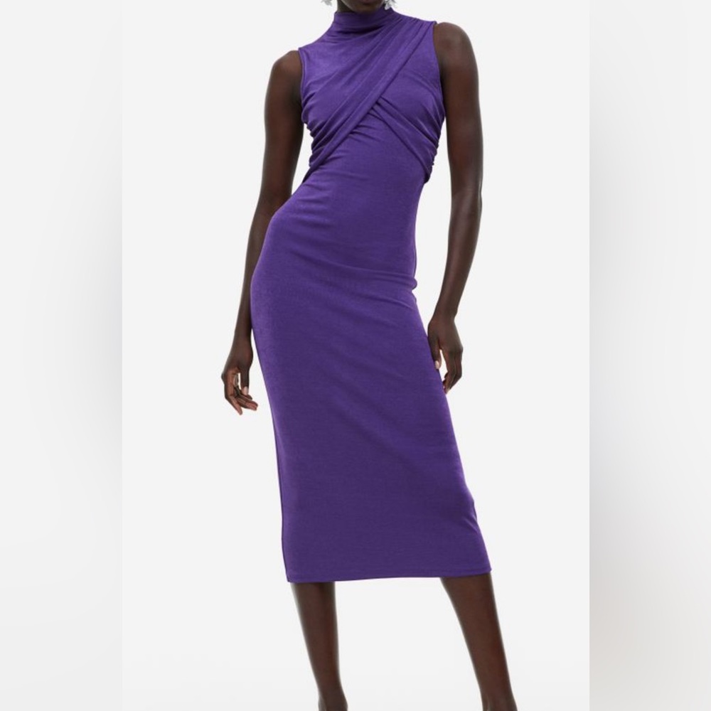 Draped body con H&M dress